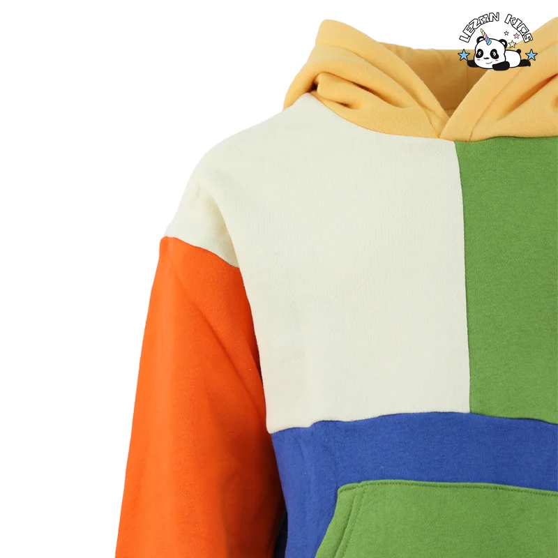 LEZONKIDS - Customizable Boutique Stylish Color Block Private Label Baby Boys Clothes Sets Kids Fall Clothing Set